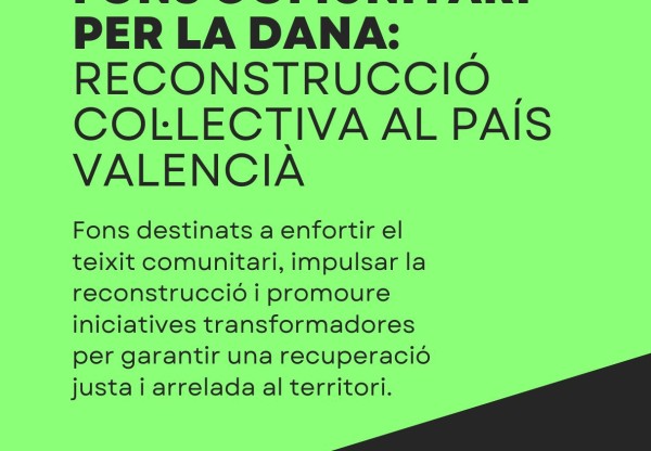 Fons comunitari per la DANA: resposta col·lectiva per al País Valencià's header image