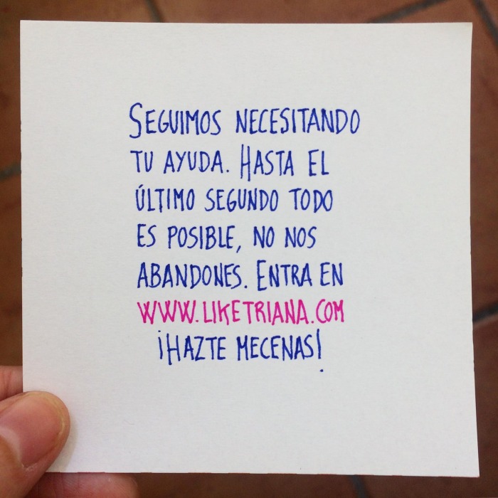 ¡Seguimos necesitándote!