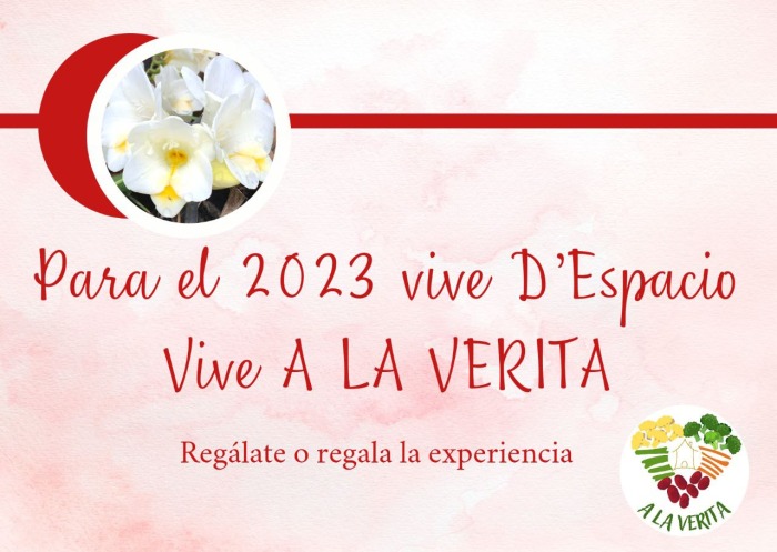 Para el 2023 Vive D'espacio! Vive A La Verita!
