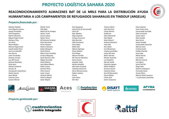 AGRADECIMIENTO A TODOS LOS FINANCIADORES