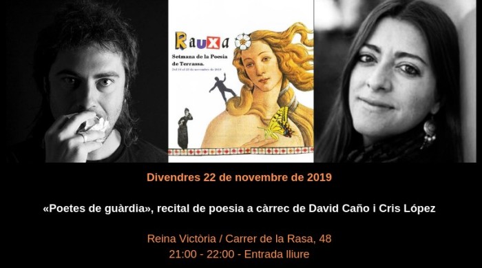 Amics i amigues, esteu fent possible Rauxa - Setmana de la Poesia 2019!