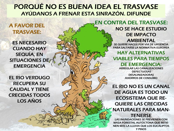 Porqué no es buena idea el trasvase